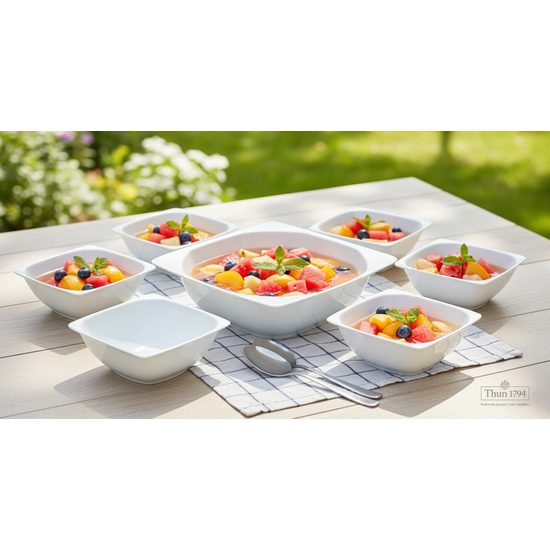 EYE nedekor, Kompotová sada pro 6 osob, Thun 1794, karlovarský porcelán