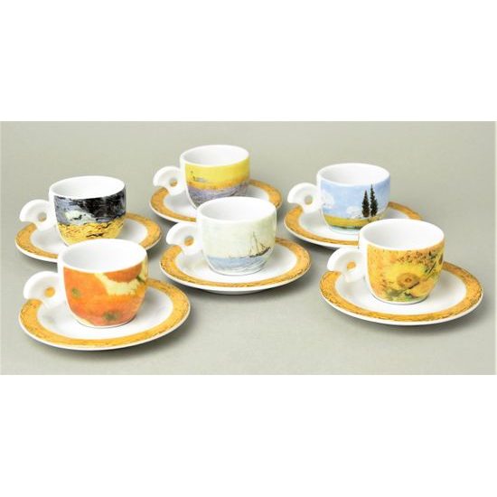 Van Gogh: Cup 200 ml and saucer 16 cm Dova, 6 pcs., Thun 1794