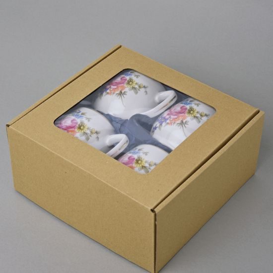 Gift box with a window, 22 x 20,3 x 10,3 cm