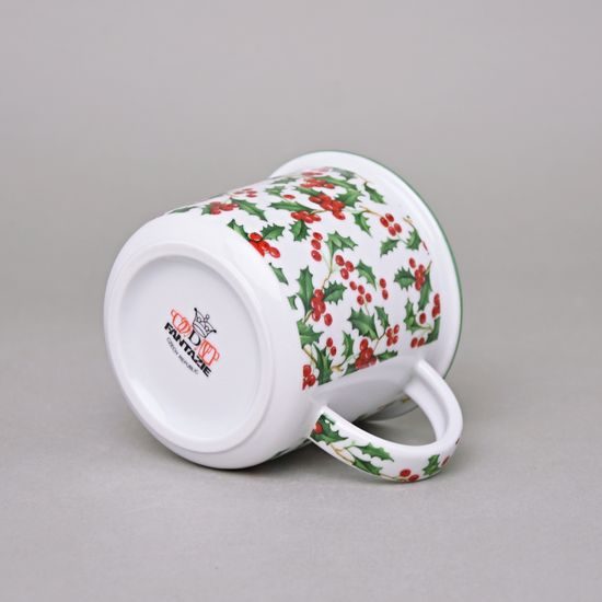 Mug Tina Fantasy, Christmas - Holly, 240 ml, , middle, Cesky porcelan a.s.