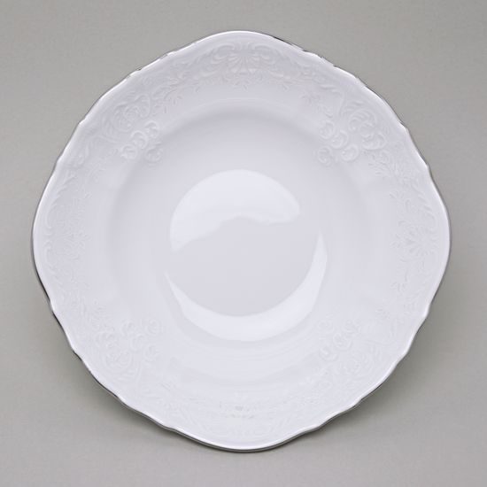 Compot set for 6 persons, Thun 1794 Carlsbad porcelain, BERNADOTTE frost, Platinum line