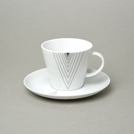 Cupp 220 ml + saucer 16 cm tea, Thun 1794, karlovarský porcelán, TOM 29951