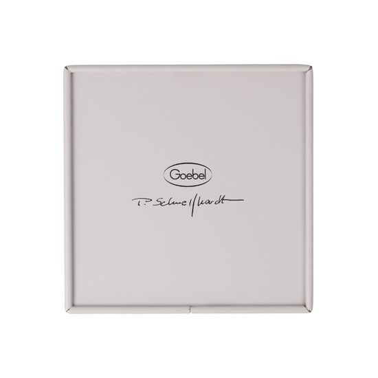Dóza na čaj Nejlepší přátelé 7,5 / 7,5 / 11 cm, kov, P. Schnellhardt, Goebel