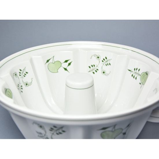 Bábovka velká 27 x 12 cm, Zelený cibulák, Český porcelán, a.s.