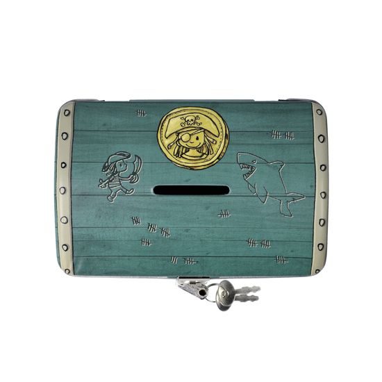 Savings box Anouk- Teasure Hunt, 13 / 8,5 / 8 cm, metal, Goebel