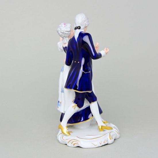 Dancing Couple Rococo, 16 x 13 x 23 cm, Isis, Porcelain Figures Duchcov