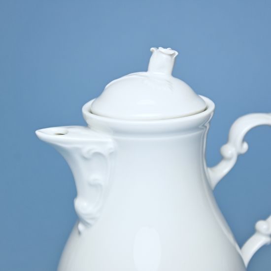 Coffee Pot with a lid 0,6 l, White Porcelain, Cesky porcelan a.s.