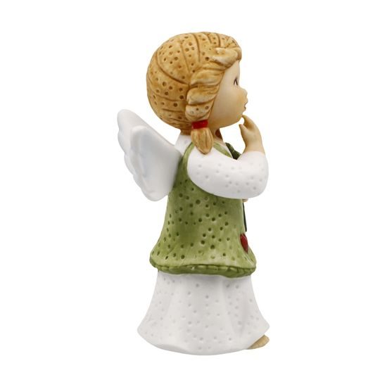 Anděl Šťastný okamžik 4 / 4 / 8 cm, biskvitový porcelán, Nina & Marco, Goebel
