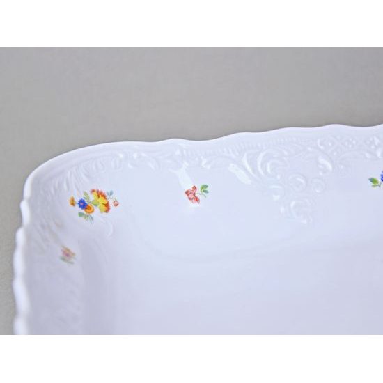 Mísa 25 cm J čtyřhranná, Thun 1794, karlovarský porcelán, BERNADOTTE házenka