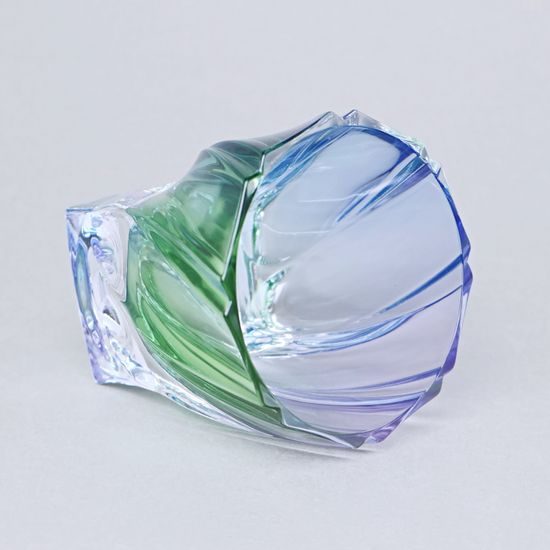 PONTI - Duha (fialovo-modro-zelená), Sklenice na whisky, 320 ml, Bohemia Treasury