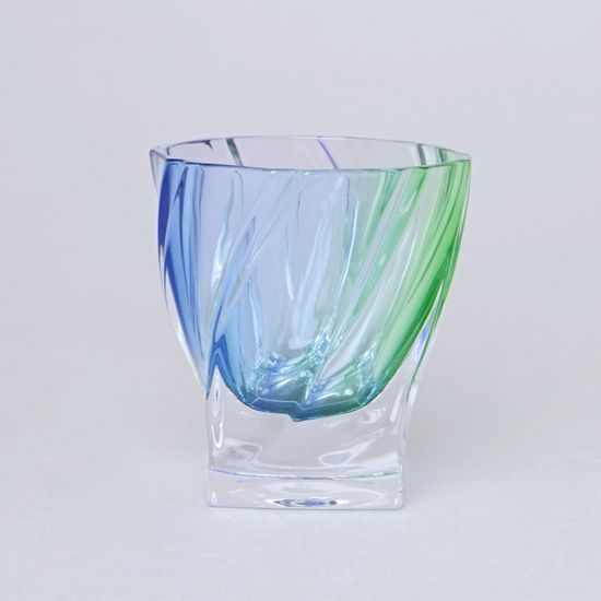 PONTI - Duha (fialovo-modro-zelená), Sklenice na whisky, 320 ml, Bohemia Treasury