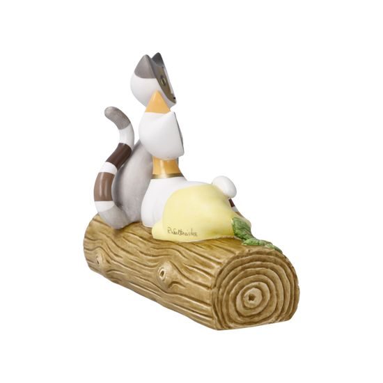 Kočky Un posto in giardino, 13 / 6 / 11 cm, porcelán, R. Wachtmeister, Kočky Goebel