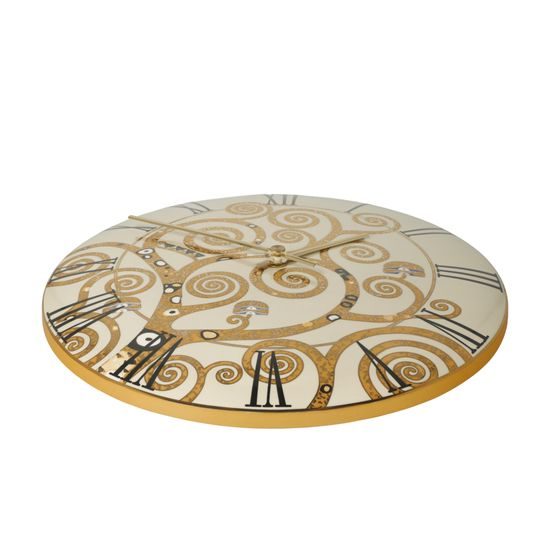 Wall clock The Tree of life 31 cm, porcelain, G. Klimt, Goebel