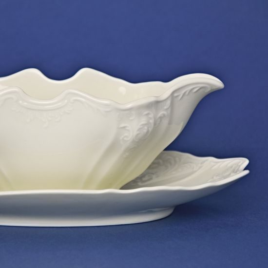 Sauce boat 500 ml, Thun 1794, Carlsbad porcelain, BERNADOTTE ivory