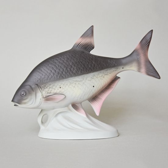 Bream 33 x 10 x 24,5 cm, Pastel, Porcelain Figures Duchcov