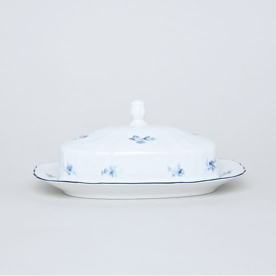 Máslenka 250 g, Thun 1794, karlovarský porcelán, BERNADOTTE kytička