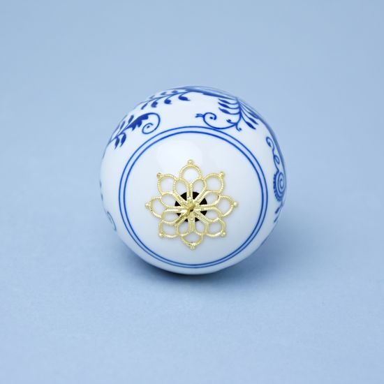 Eastern Egg 5,6 x 7,5 cm, Original Blue Onion Pattern