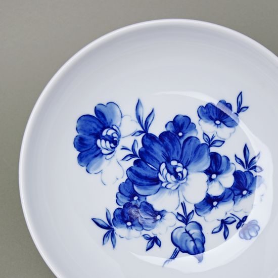 Bowl deep 21 cm, blue flower, Cesky porcelan a.s.