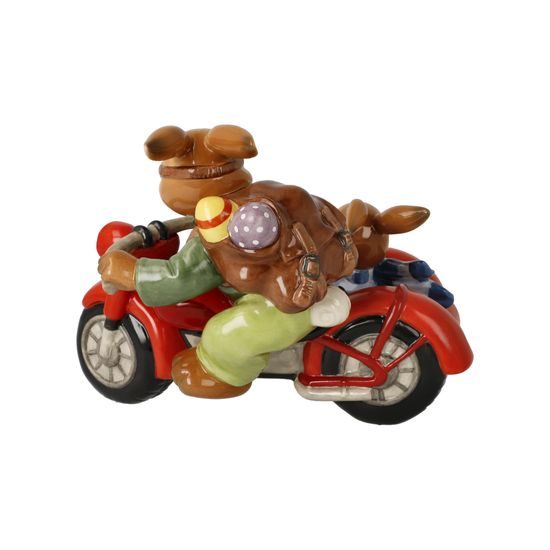 Rabbit figurine Joyride 15 / 16.5 / 12cm, stoneware, Goebel