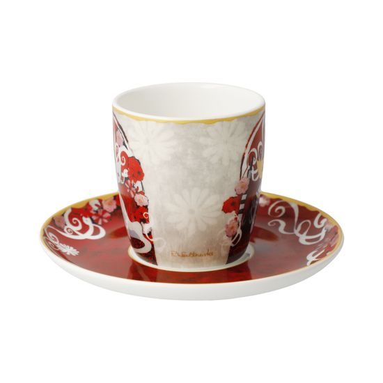Demitasse Templi dell amore 100ml, Fine Bone China, Cats Goebel R. Wachtmeister