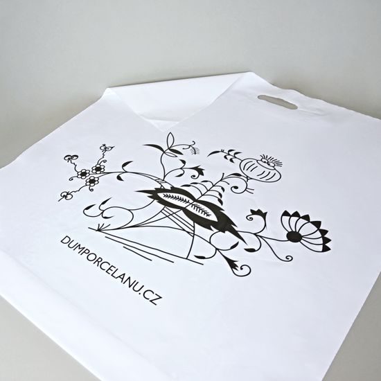 Taška igelitová 65 x 65 cm s potiskem černým