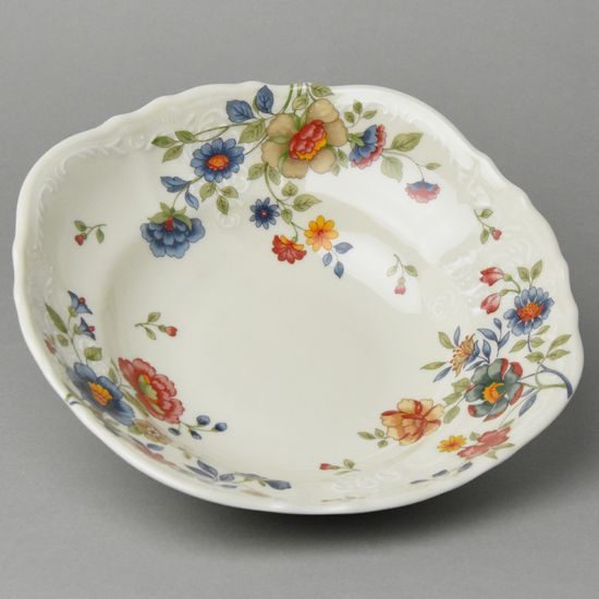 BERNADOTTE ivory čínské květy: Kompotová souprava pro 6 osob, Thun 1794, karlovarský porcelán