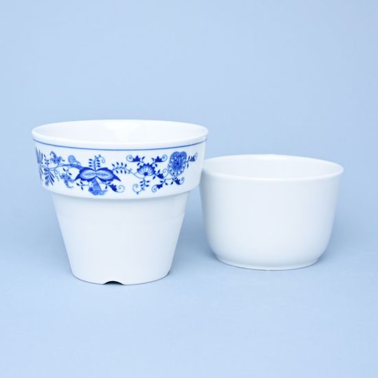 Flower pot 14 cm, Original Blue Onion Pattern