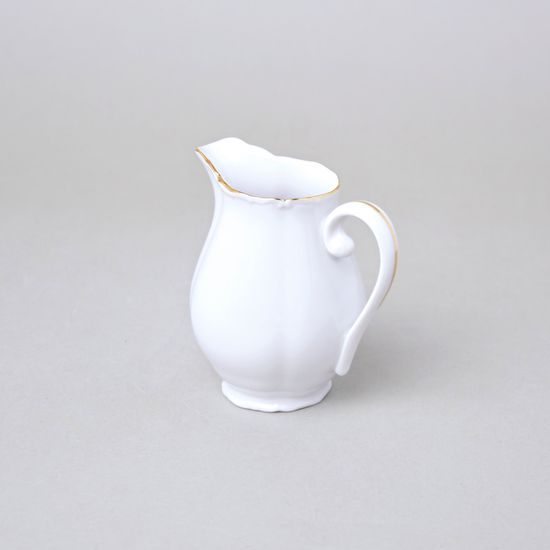 Mlékovka vysoká Verona 250 ml, zlatý proužek, G. Benedikt