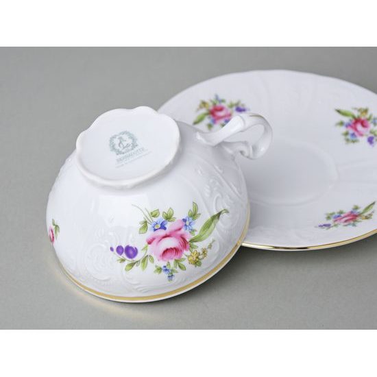 Cup tea / soup 320 ml, Thun 1794 Carlsbad porcelain, BERNADOTTE Meissen Rose