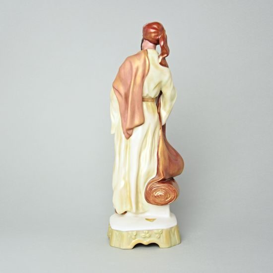 Maur 33,5 cm, Bronz, Porcelánové figurky Duchcov