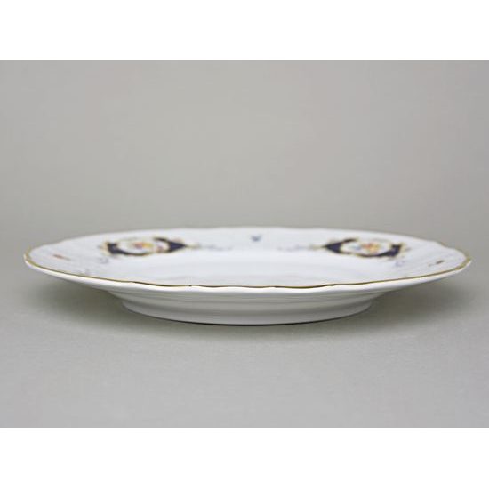 Plate dining 25 cm, Thun 1794 Carlsbad porcelain, BERNADOTTE arms