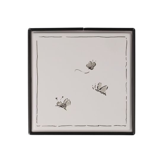 Dóza na čaj Nejlepší přátelé 7,5 / 7,5 / 11 cm, kov, P. Schnellhardt, Goebel