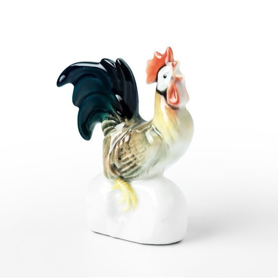 Cock 7 x 3 x 8 cm, Unterweissbacher porcelain