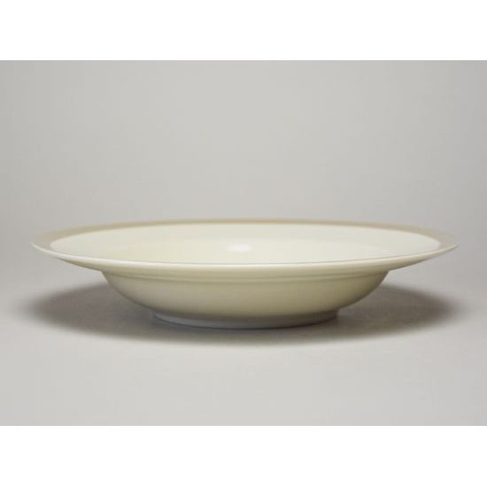 Nina Ivory 29423GT: Deep plate 23 cm, Thun 1794, Carlsbad Porcelain