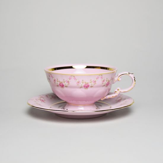 Cup tea 200 ml and saucer, Sonata decor 158, Leander Rose china