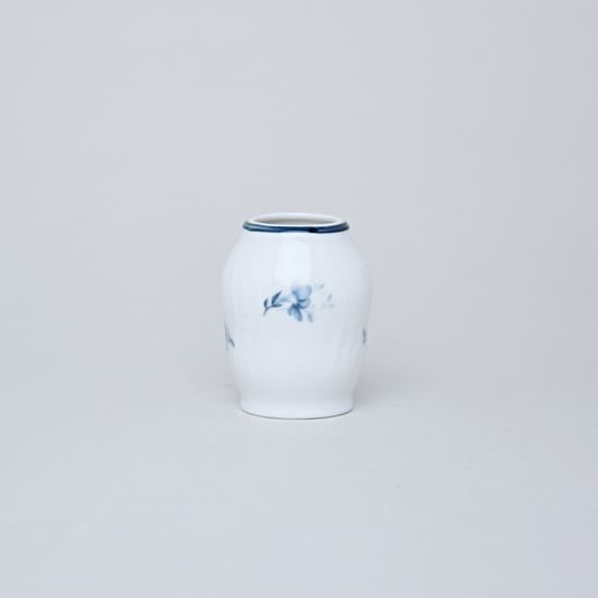 Toothpick Jar, Thun 1794 Carlsbad porcelain, BERNADOTTE blue flower
