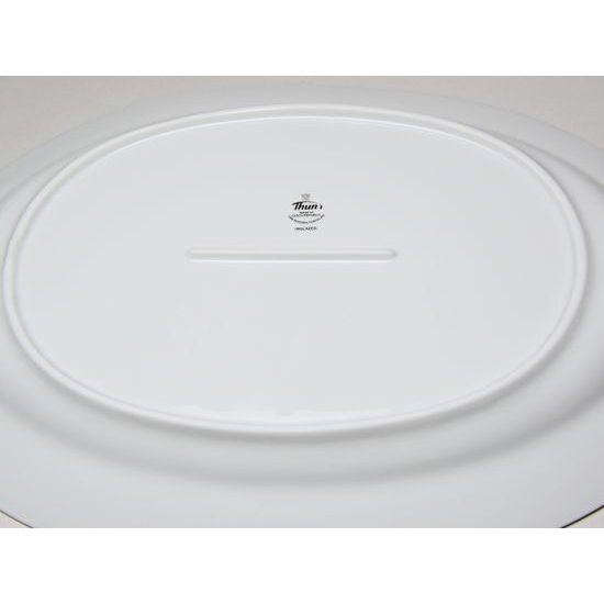 Dish oval 36 cm, Thun 1794 Carlsbad porcelain, Opal 80144