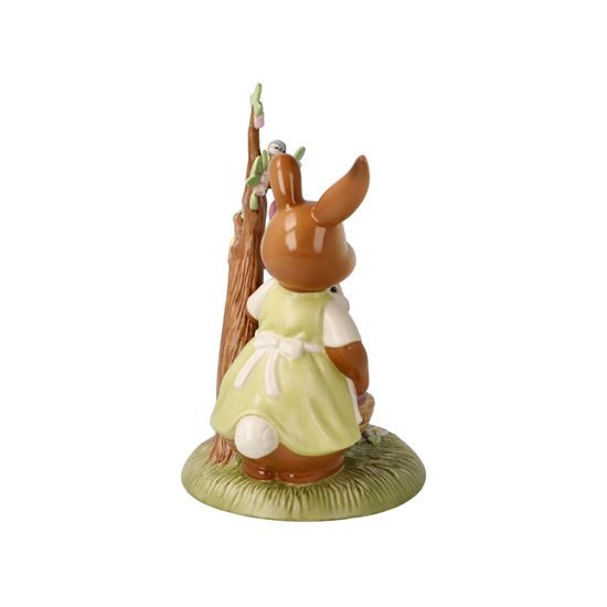 Figurine Rabbits - Charmingly decorated 16 / 11 / 17 cm, stoneware, Goebel