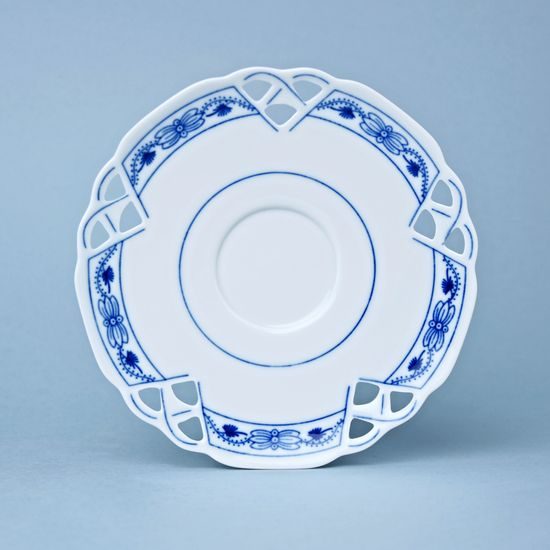 Podšálek na čaj ozdobný 15,3 cm, Cibulák, originální z Dubí