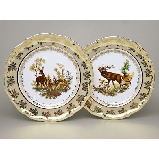 Plate dining 24 cm 6 pcs., hunting - beige, Carlsbad