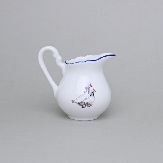 Mlékovka vysoká 0,08 l, husy, Český porcelaán a.s.