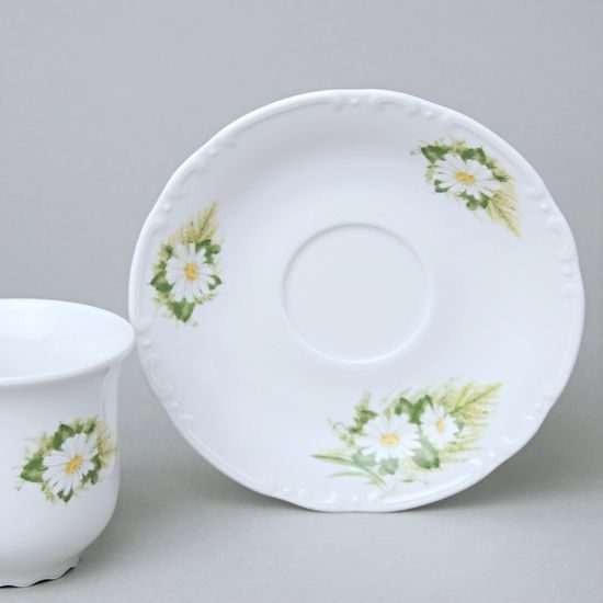 Saucer 14,5 cm, Thun 1794, karlovarský porcelán, CONSTANCE 80262 Daisy