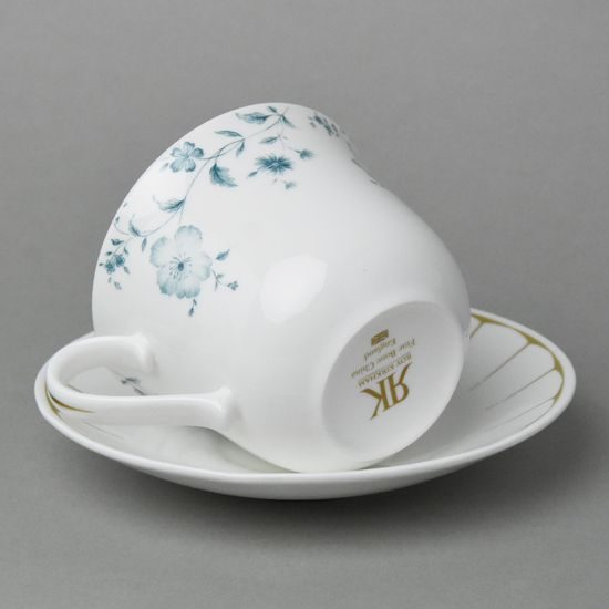Jasmine: Cup 420 ml and saucer 17 cm, Roy Kirkham fine bone china