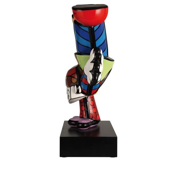 Figurine Romero Britto - Dancing Boy, 35,5 / 17,5 / 47,5 cm, Porcelain, Goebel