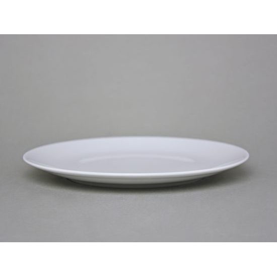 Plate breakfast 21 cm, Coups white, Thun 1794 Carlsbad porcelain