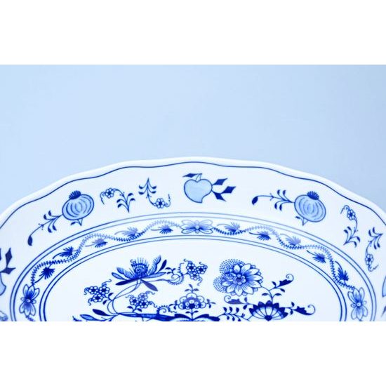 Salad bowl 27,8 x 20,3 cm, h.5,1 cm, Original Blue Onion Pattern