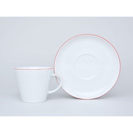 Cup 220 ml (tea/coffee) and saucer 160 mm, Thun 1794 Carlsbad porcelain, TOM 29965