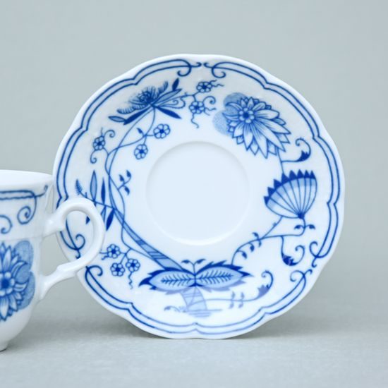 Cup Espresso 90 ml + saucer 110 mm, Thun 1794 Carlsbad porcelain, Natalie Blue Onion