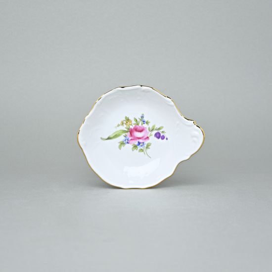 Petitka 11 cm (malá přílohová mistička), Thun 1794, karlovarský porcelán, BERNADOTTE míšeňská růže