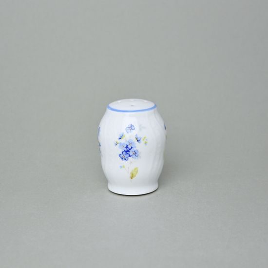 Slánka sypací, Thun 1794, karlovarský porcelán, BERNADOTTE pomněnka
